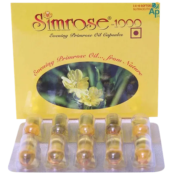 simrose 1000mg capsule 10's